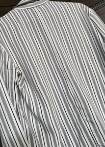 Classic Striped oversized Button-Up Shirt
