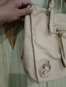 Elegant Beige Handbag
