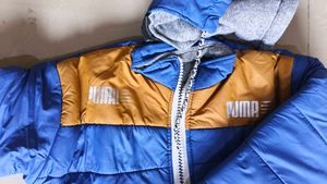Kids Blue Padded Jacket
