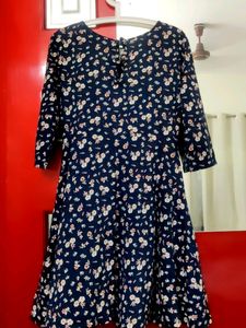 Blue Flared Dress