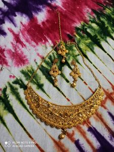 Alloy Gold Plated Jewel Set