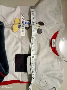 Mickey Mouse T-Shirt &amp; Denim Shorts Set