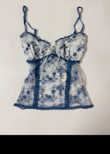 Sheer Floral Lace Top