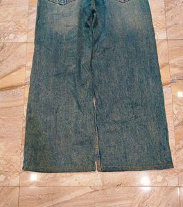 Wide Leg Denim Jeans
