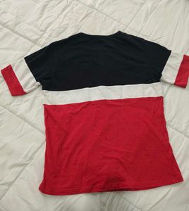 Colour block Strip tee 🎖️