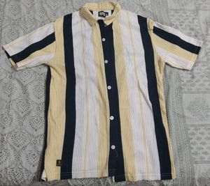 Men's Striped Short Sleeve Shirt