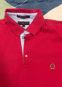 Tommy Hilfiger Red Polo Shirt