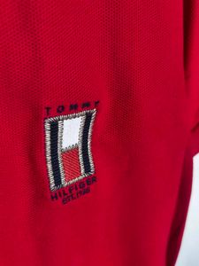 Classic Red Tommy Hilfiger Polo Shirt