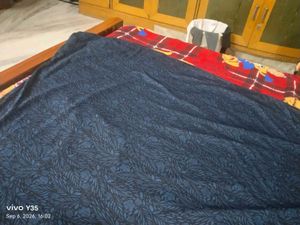 Comfortable Blue Printed Nightgown