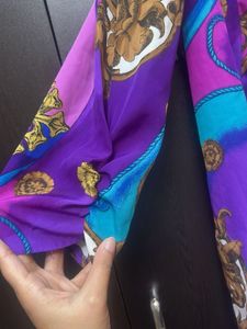 Vibrant Versace Print Style Blaz