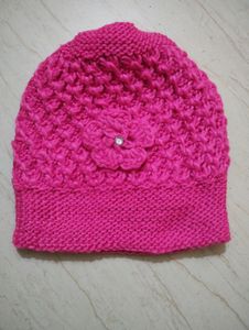 Woolen Winter Cap For Women 1 Pcs