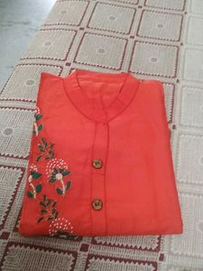 Orange Pearl Kurti