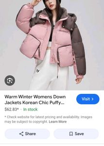 Stylish Two-Tone Puffer Jacket
