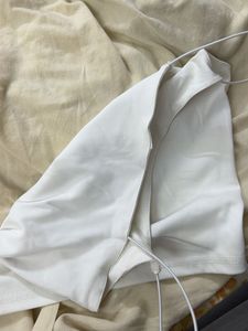 Zara White Spaghetti Strap Cami Top