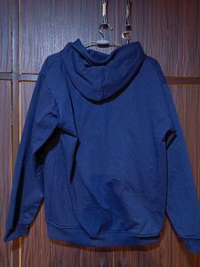 Navy Blue Fleece Zip-Up Hoodie