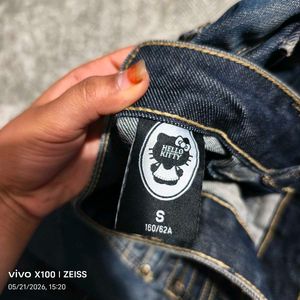Stylish Studded Denim Shorts