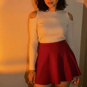 🔥 COMBO OFFER 🔥 knit Sweater with skater skirt
