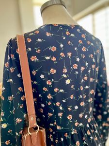 Chic Floral Print Midi Dress