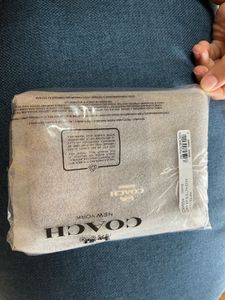 authentic Coach Signature Print Wristlet