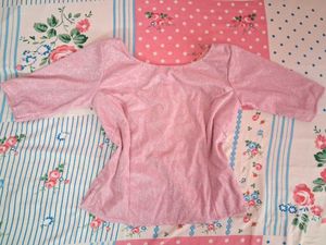 Sparkly Pink Blouse