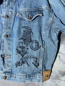 JACK&amp;SONS Vintage Blue Denim Jacket