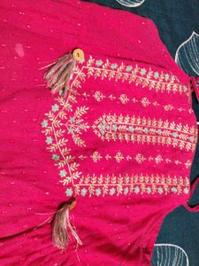 Beautiful Pink Ethnic Gown frock