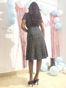 OVS Chic Black &amp; White Print A-Line Dress