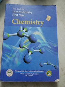 Chemistry Textbook - Intermediate First Year