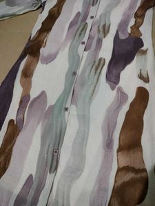 Elegant Abstract Print Kurta