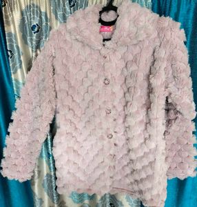 Pink Faux Fur Jacket