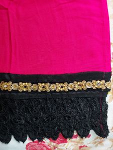 Beautiful bright pink kurta Party Wear