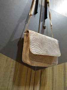 Chic Snake Print Crossbody Bag