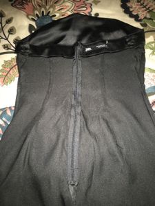 Elegant Black Strapless Dress