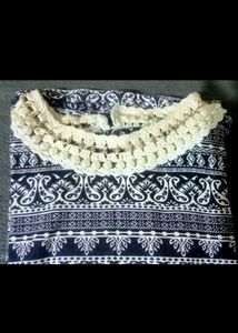 2 Top Blue Printed