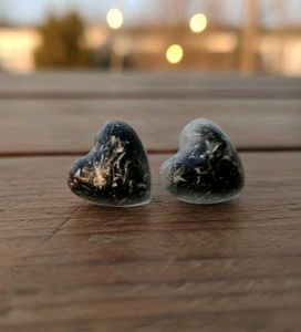 Stylish Black &amp; White Dangle Earrings
