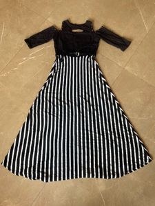 Stylish Maxi Dress With Belt