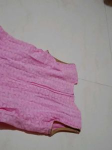 Beautiful Pink Ethnic Gown with Embellishments
