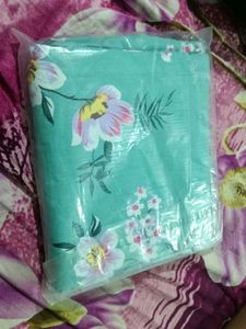 Beautiful Floral double bed sheet with 2 pillow co