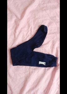 Sheer Navy Blue tube socks