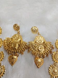One Gram Gold Plated Necklace Set