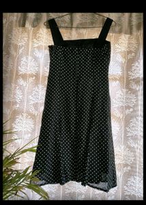 Chic Polka Dot Flared Dress