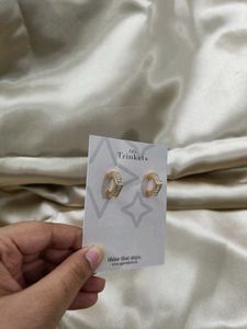 ✨ Crystal Luxe Hoop Earrings💎