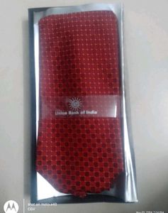Red Patterned Premium Tie