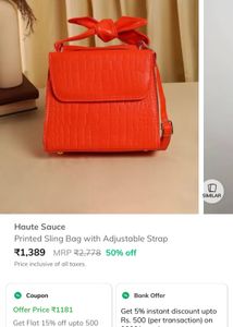 Crocodile Embossed Top Handle Bag