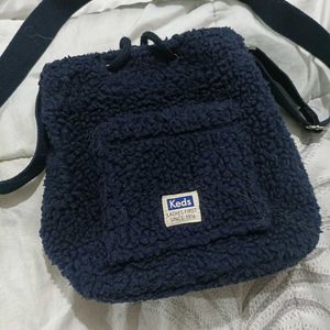 Keds Navy Teddy Bucket Bag