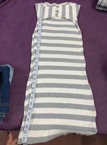 Striped Midi Dress