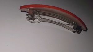 Orange Barrette Hair Clip