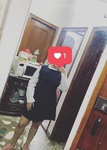 Korean Uniform Style Flannel Dress
