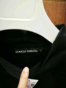 Black Graphic Print Sweatshirt