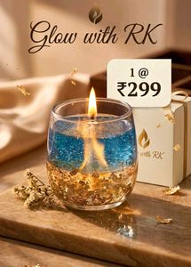 Glow with RK Decorative Gel Candle